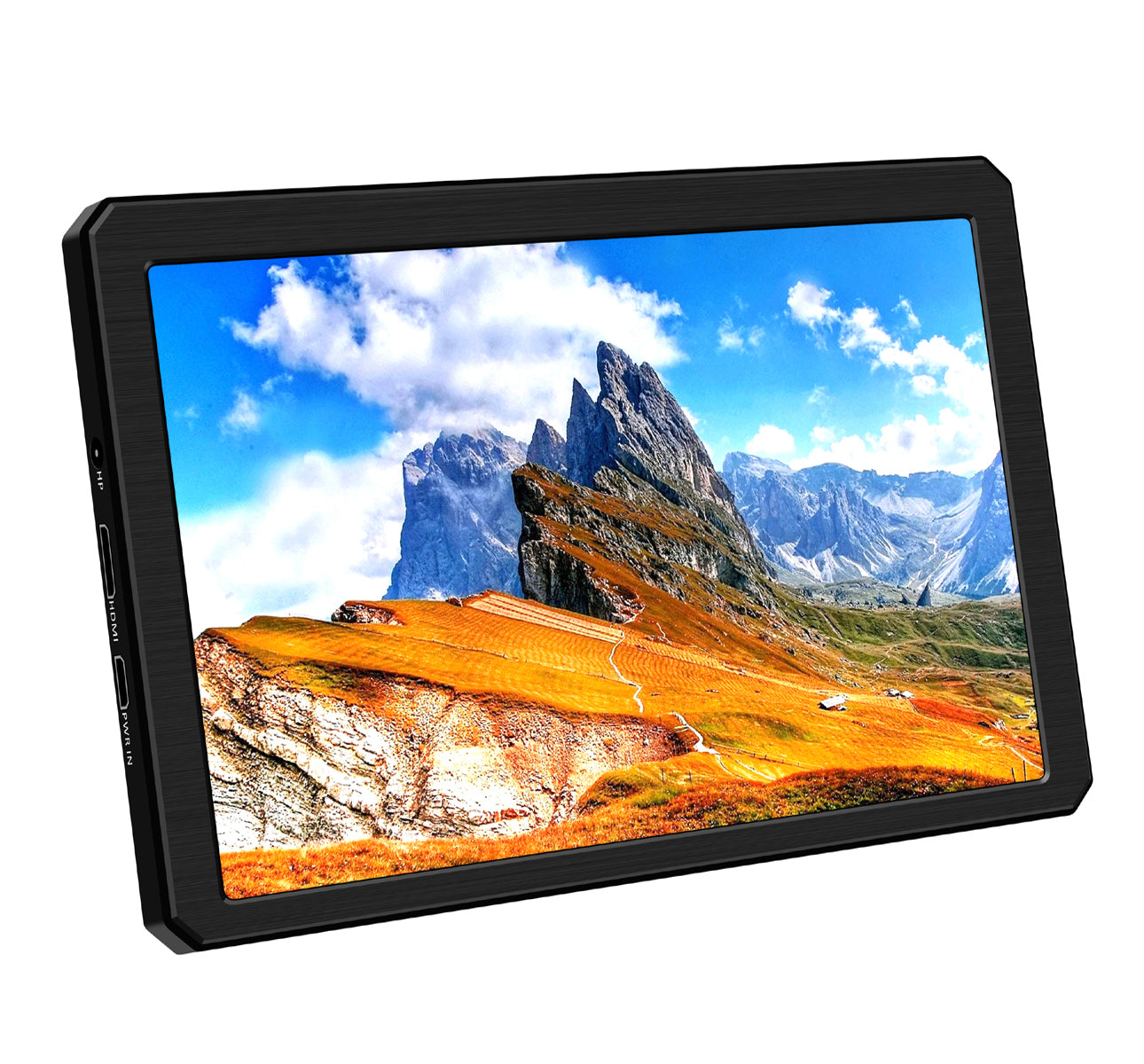 7 inch 1280 x 800 IPS Portable Monitor with Hdmi Input,USB Powered,Outdoor readable,Bulit in Speakers,CNC Shell with Stand(C007-2)