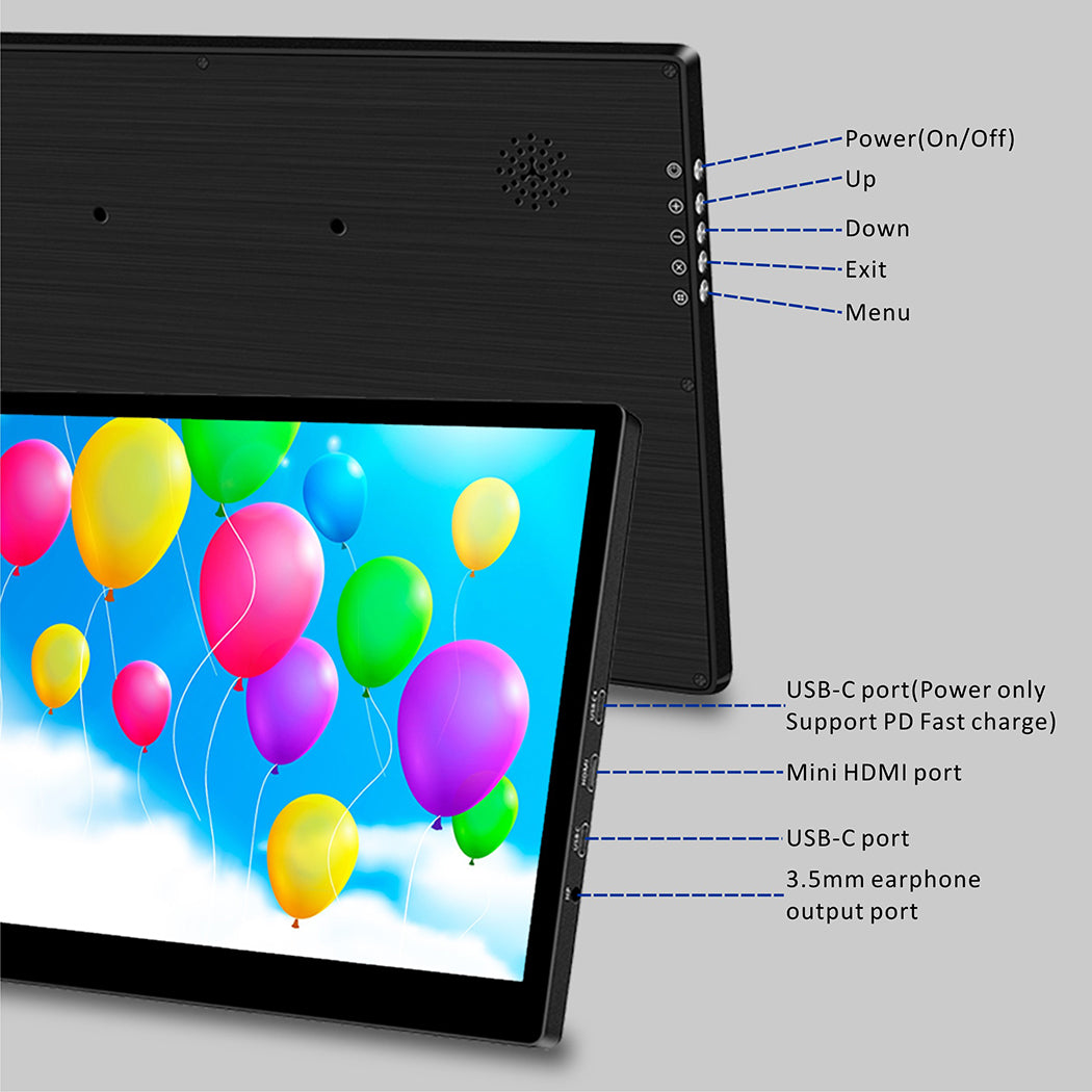 11.6 Inch IPS 1920*1080 Portable Touch Monitor (T116D Pro)