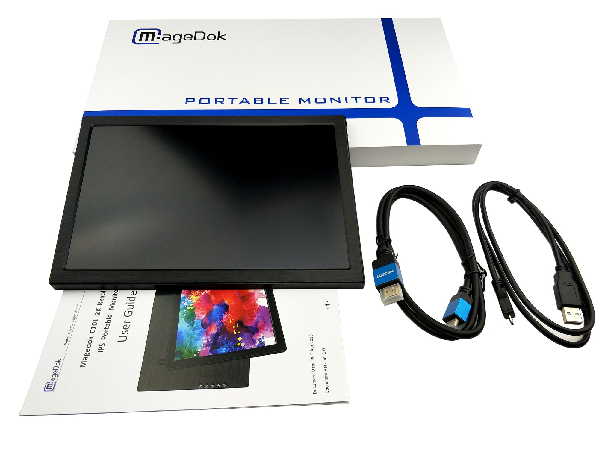 10.1 inch 2K IPS QHD Dual HDMI Portable Monitor,USB Powered(C101