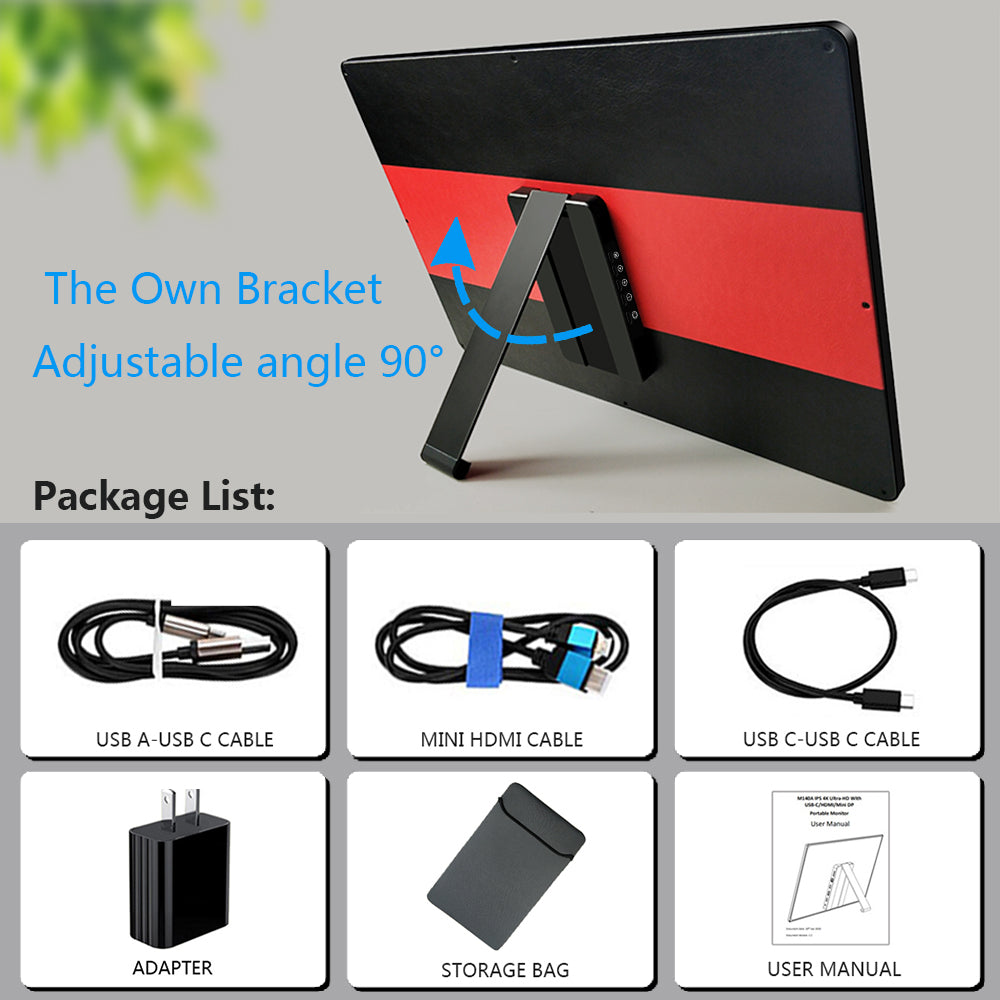 15.6 Inch IPS 1920*1080 USB-C With PD Fast Charge Portable Touch Monitor (T156I)